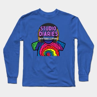 Studio Diaries Tie Dye Shirt with headphones Long Sleeve T-Shirt